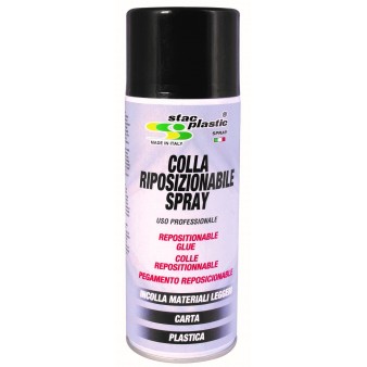 SPRAY stac plastic επανατοποθετούμενη κόλλα σε σπρέι 400ml A02014 